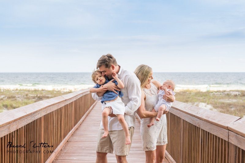 family photo at the Turquoise Place Orange Beach Alabama
