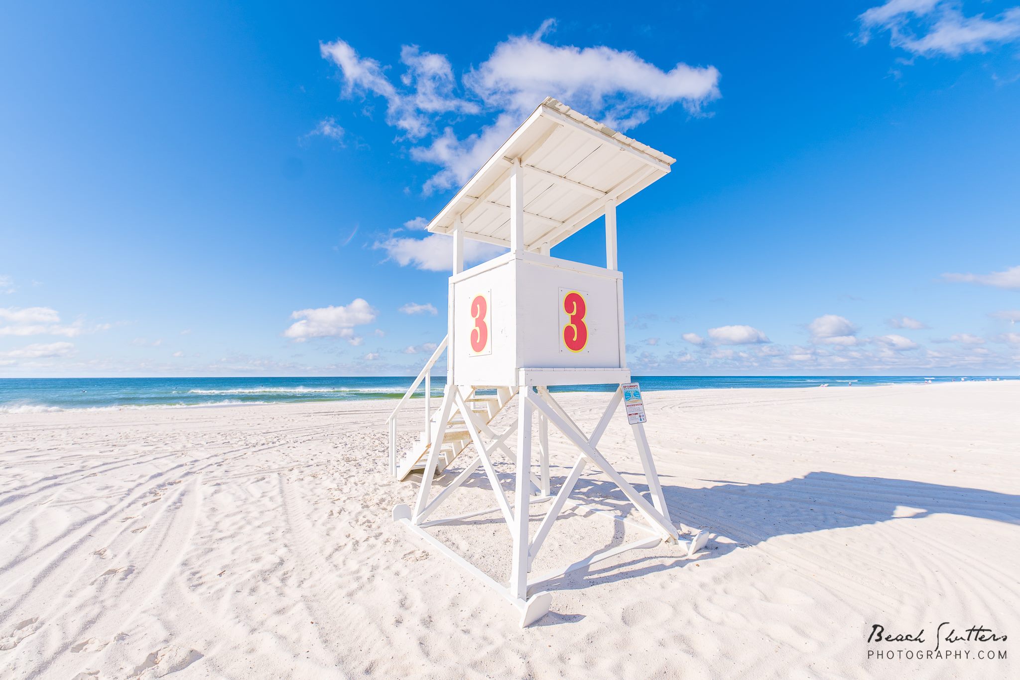 Lifeguard stand in Gulf Shores