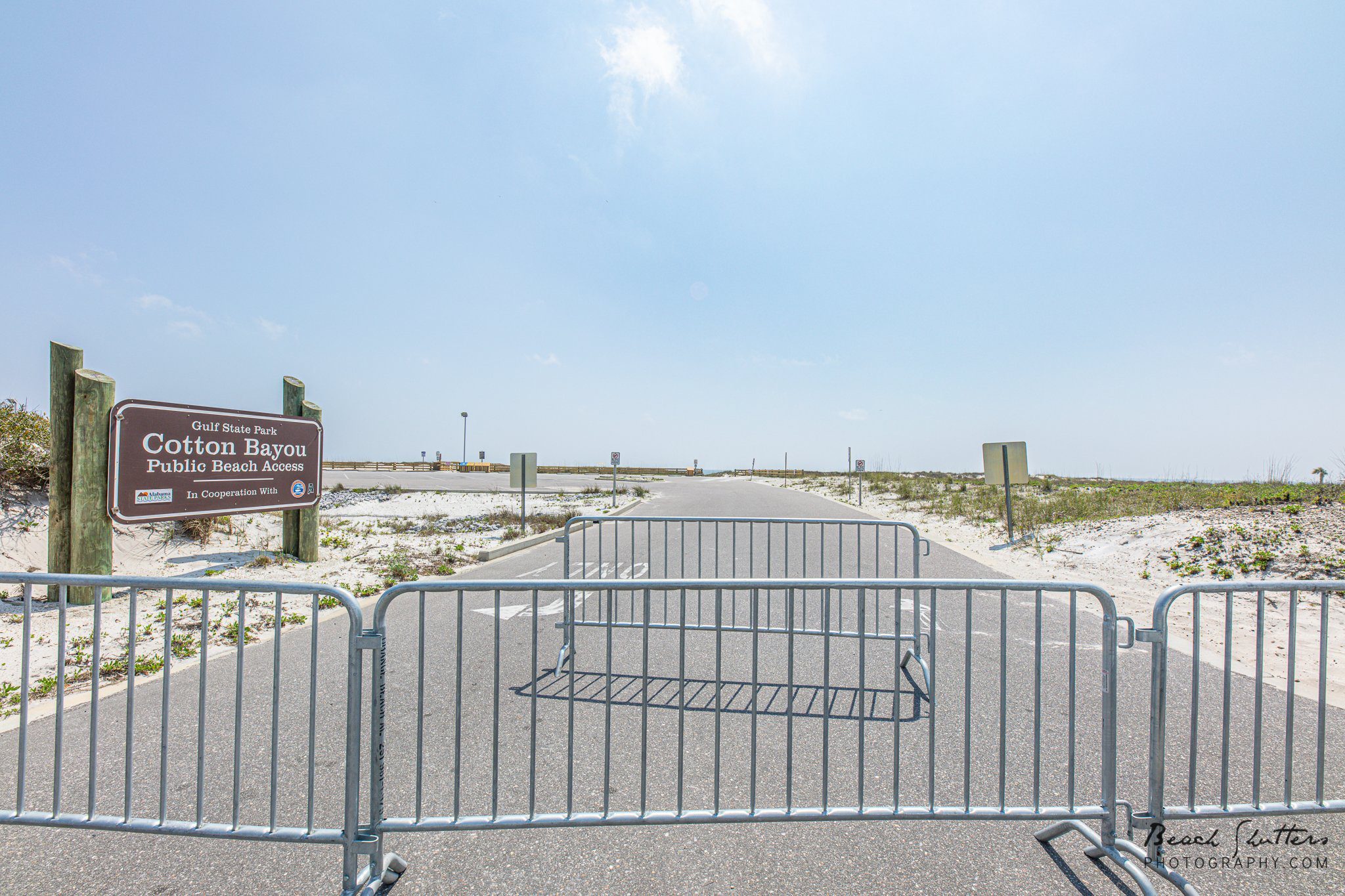 Cotton Bayou Public Beach Access is closed
