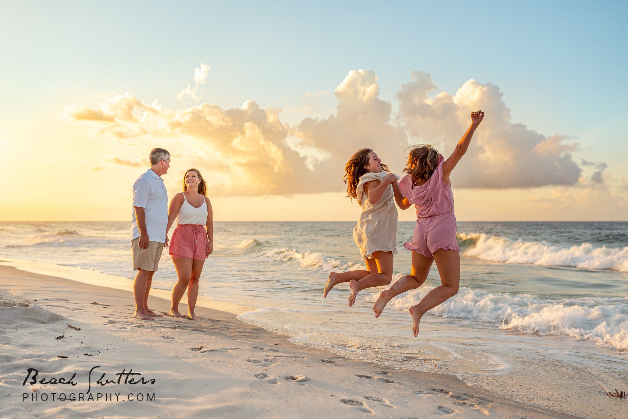 jump at the beach