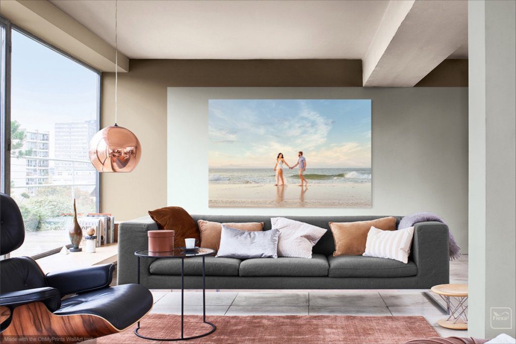 Take your art home photo of a living room with Photographer Orange Beach and Gulf Shores art on the wall