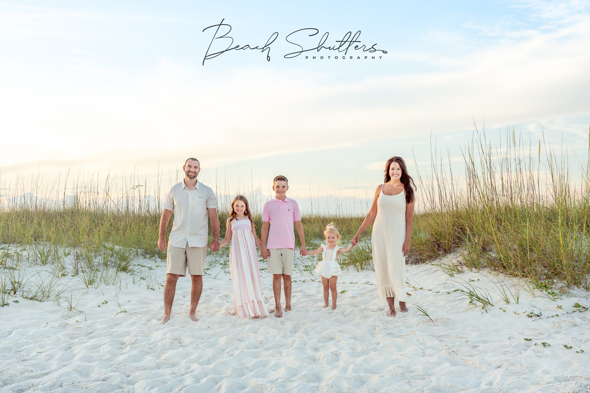 Family Beach Portraits in Alabama.