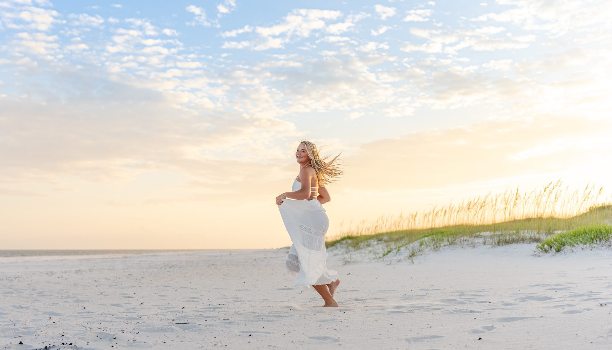 Senior Portraits at the Beach in Gulf Shores - Beach Shutters Photography
